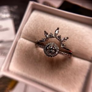 Bomb Party Girl Boss Unicorn Diamond Cubic Zirconia + Rhodium Plating